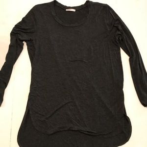 Charcoal gray large long sleeve shirt